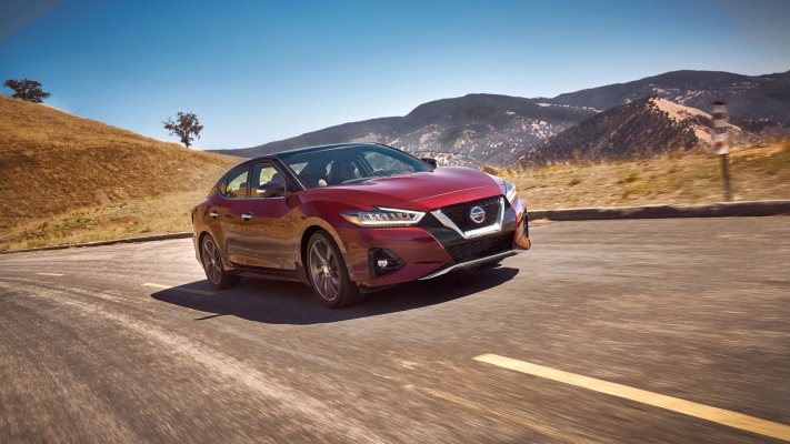 Nissan Maxima 2019. Desktop wallpaper
