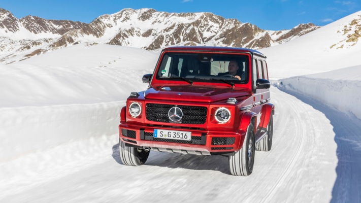 Mercedes-Benz G 350d 2019. Desktop wallpaper