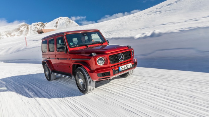 Mercedes-Benz G 350d 2019. Desktop wallpaper