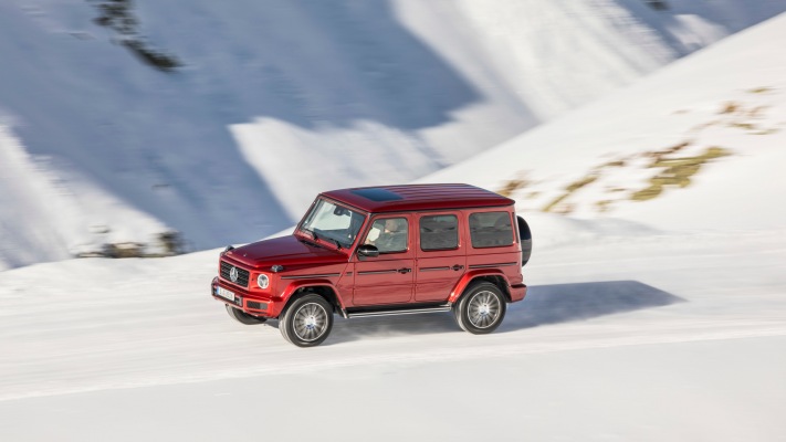 Mercedes-Benz G 350d 2019. Desktop wallpaper