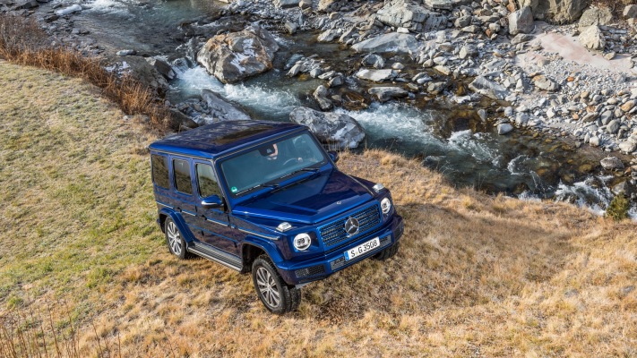 Mercedes-Benz G 350d 2019. Desktop wallpaper