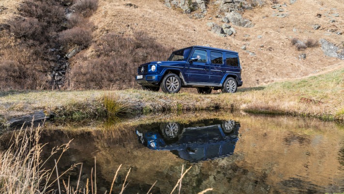 Mercedes-Benz G 350d 2019. Desktop wallpaper
