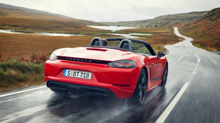 Porsche 718 Boxster T 2019. Desktop wallpaper