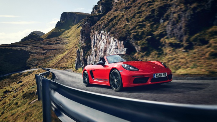 Porsche 718 Boxster T 2019. Desktop wallpaper