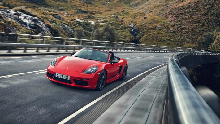 Porsche 718 Boxster T 2019. Desktop wallpaper
