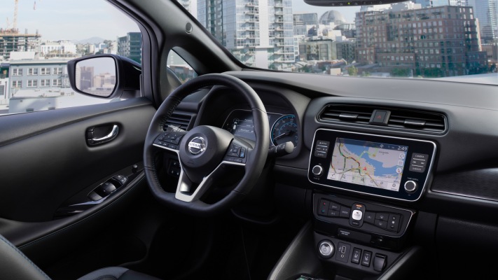 Nissan LEAF e+ USA Version 2019. Desktop wallpaper