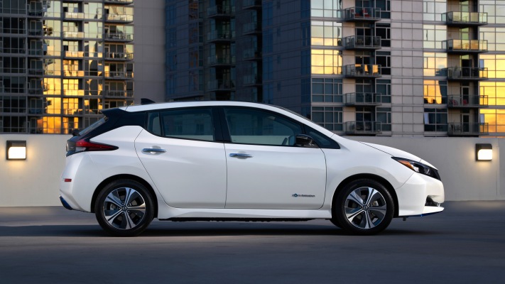 Nissan LEAF e+ USA Version 2019. Desktop wallpaper