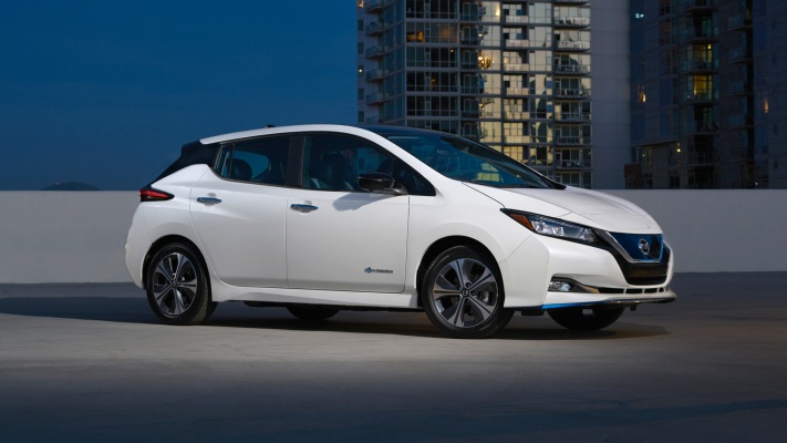 Nissan LEAF e+ USA Version 2019. Desktop wallpaper