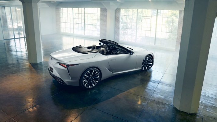 Lexus LC Convertible Concept 2019. Desktop wallpaper