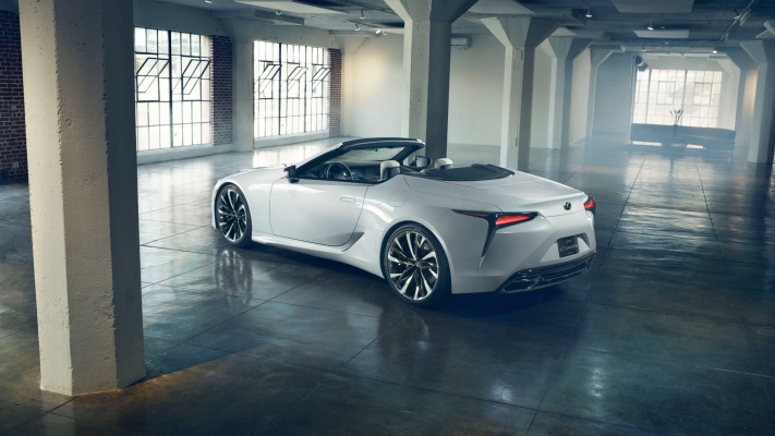 Lexus LC Convertible Concept 2019. Desktop wallpaper