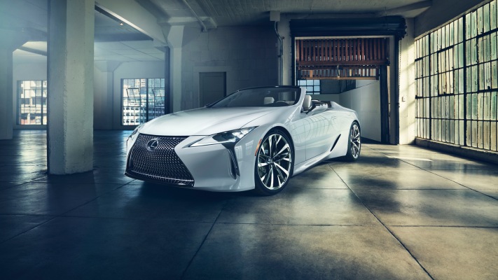 Lexus LC Convertible Concept 2019. Desktop wallpaper