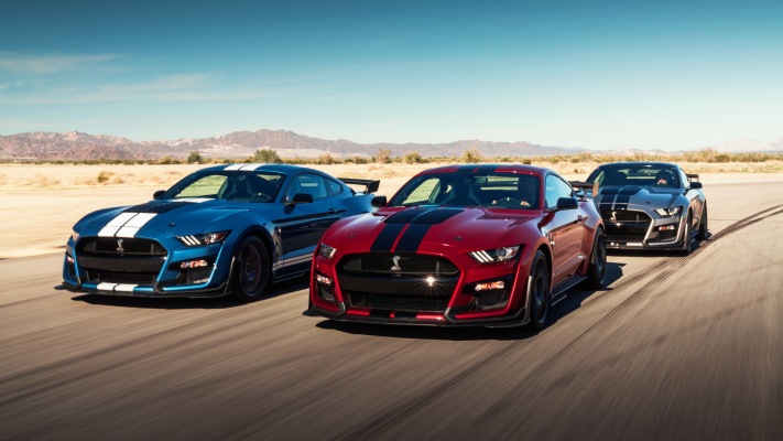 Ford Mustang Shelby GT500 2020. Desktop wallpaper