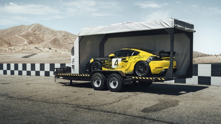 Porsche 718 Cayman GT4 Clubsport 2019. Desktop wallpaper