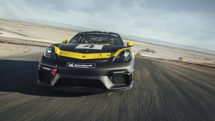 Porsche 718 Cayman GT4 Clubsport 2019. Desktop wallpaper