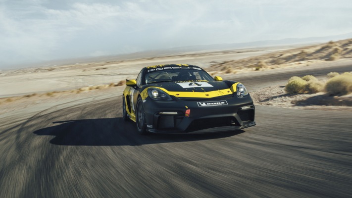 Porsche 718 Cayman GT4 Clubsport 2019. Desktop wallpaper