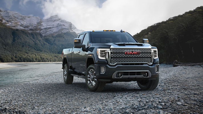GMC Sierra 2500 HD Denali 2020. Desktop wallpaper