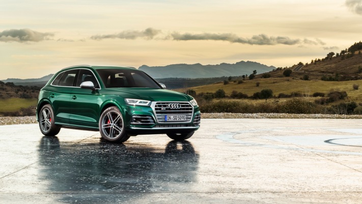 Audi SQ5 TDI 2019. Desktop wallpaper