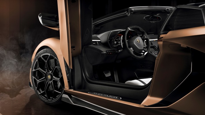 Lamborghini Aventador SVJ Roadster 2019. Desktop wallpaper