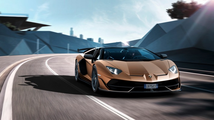 Lamborghini Aventador SVJ Roadster 2019. Desktop wallpaper