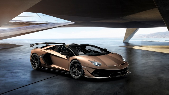 Lamborghini Aventador SVJ Roadster 2019. Desktop wallpaper