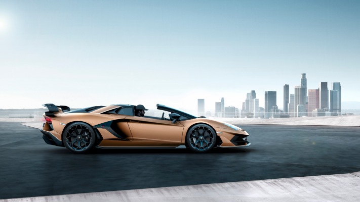 Lamborghini Aventador SVJ Roadster 2019. Desktop wallpaper