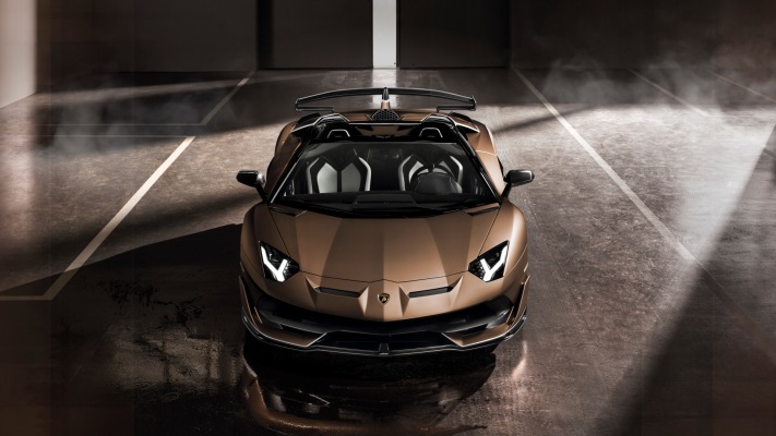 Lamborghini Aventador SVJ Roadster 2019. Desktop wallpaper