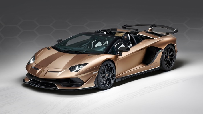 Lamborghini Aventador SVJ Roadster 2019. Desktop wallpaper