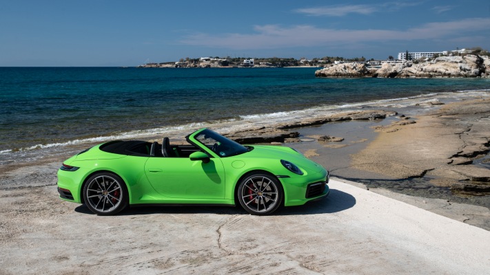 Porsche 911 Carrera S Cabriolet 2019. Desktop wallpaper