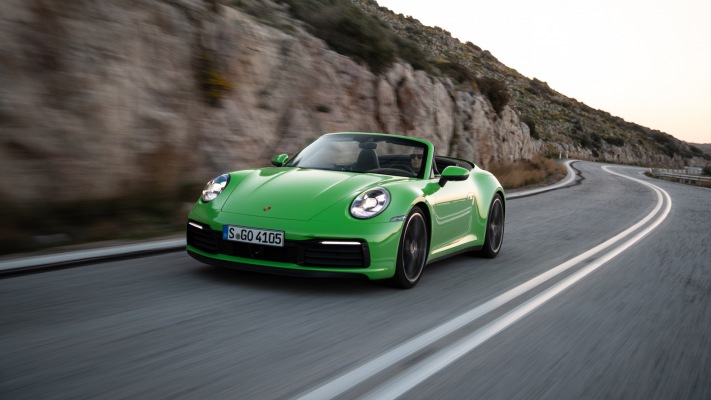 Porsche 911 Carrera S Cabriolet 2019. Desktop wallpaper
