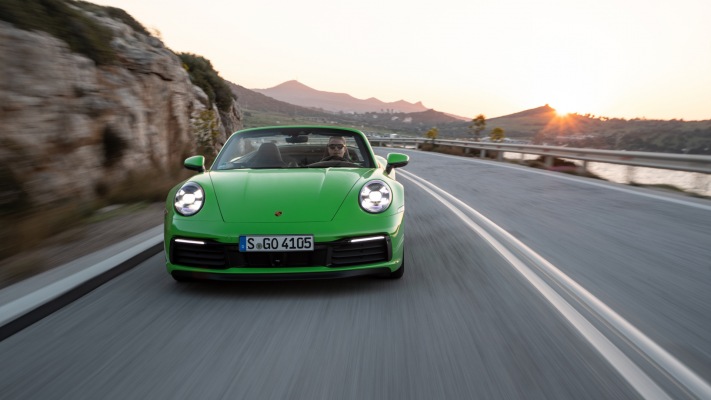 Porsche 911 Carrera S Cabriolet 2019. Desktop wallpaper