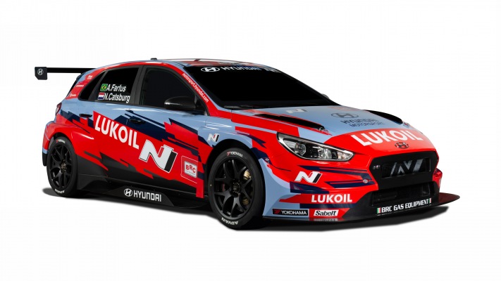 Hyundai i30 N WTCR 2019. Desktop wallpaper