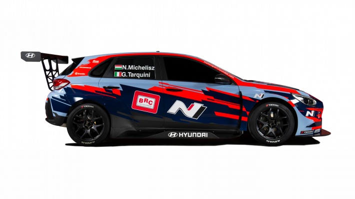 Hyundai i30 N WTCR 2019. Desktop wallpaper