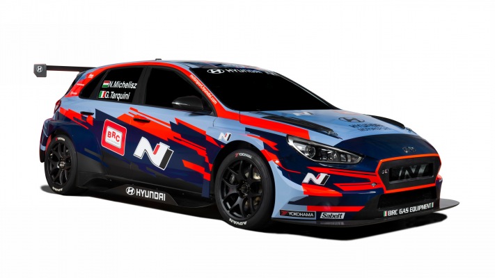 Hyundai i30 N WTCR 2019. Desktop wallpaper