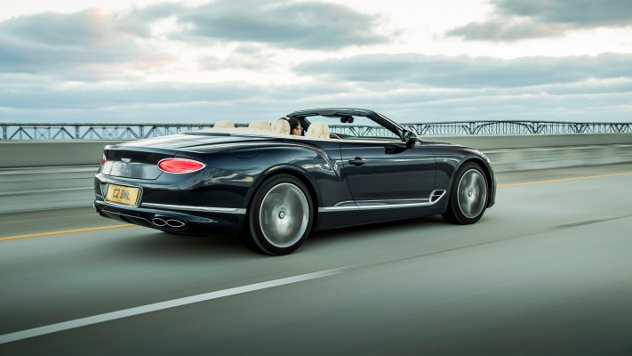 Bentley Continental GT Convertible V8 2019. Desktop wallpaper