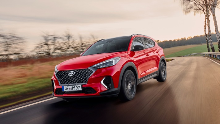 Hyundai Tucson N Line 2019. Desktop wallpaper