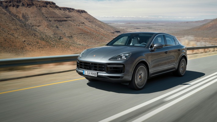 Porsche Cayenne Turbo Coupe 2020. Desktop wallpaper