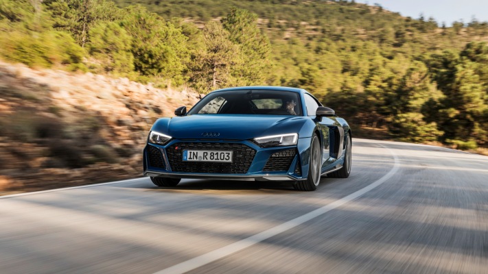 Audi R8 V10 quattro Performance 2019. Desktop wallpaper