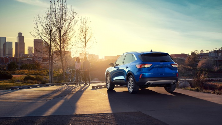 Ford Escape Hybrid Titanium 2020. Desktop wallpaper