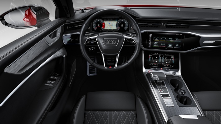 Audi S6 Avant TDI 2020. Desktop wallpaper
