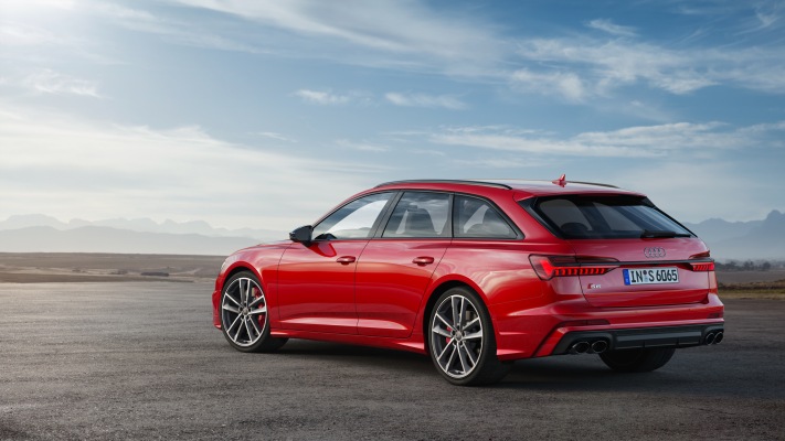 Audi S6 Avant TDI 2020. Desktop wallpaper