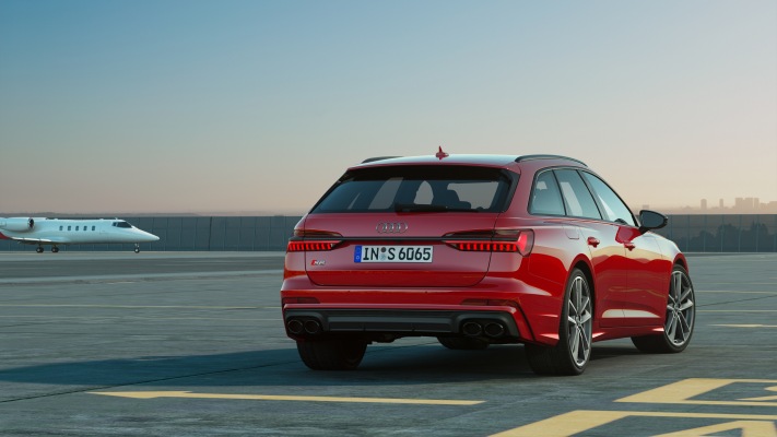 Audi S6 Avant TDI 2020. Desktop wallpaper