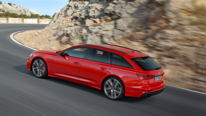 Audi S6 Avant TDI 2020. Desktop wallpaper