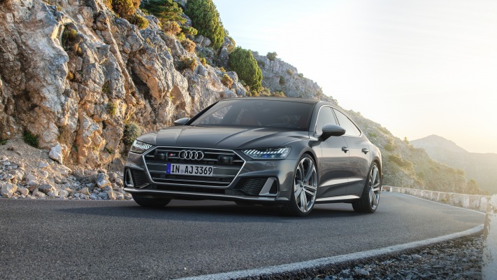 Audi S7 Sportback TDI 2020. Desktop wallpaper