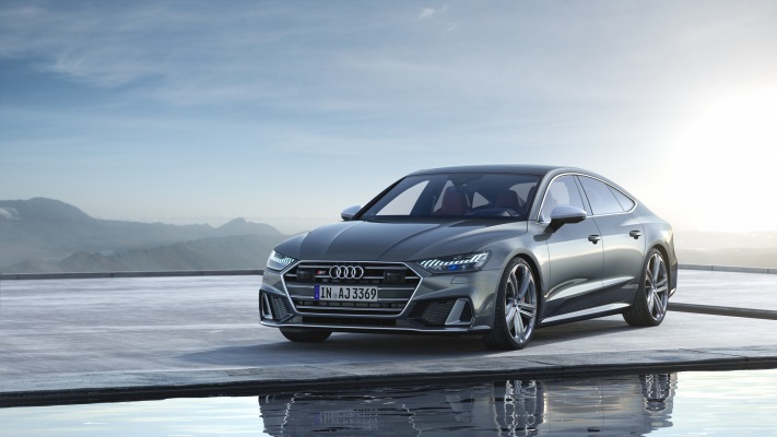 Audi S7 Sportback TDI 2020. Desktop wallpaper