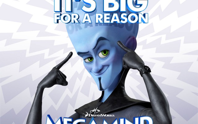 Megamind. Desktop wallpaper