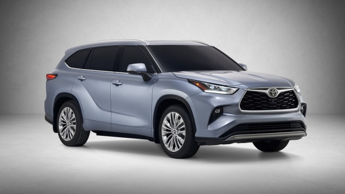 Toyota Highlander 2020. Desktop wallpaper