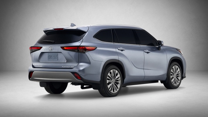 Toyota Highlander 2020. Desktop wallpaper