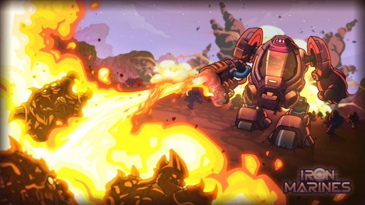 Iron Marines. Desktop wallpaper