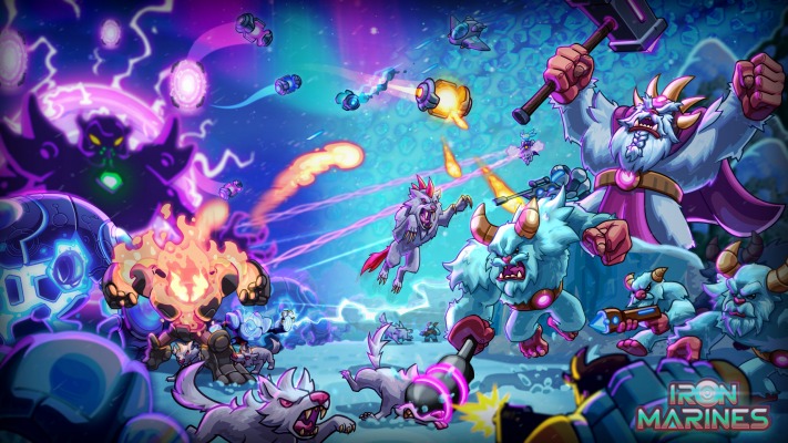 Iron Marines. Desktop wallpaper
