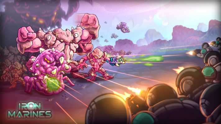 Iron Marines. Desktop wallpaper